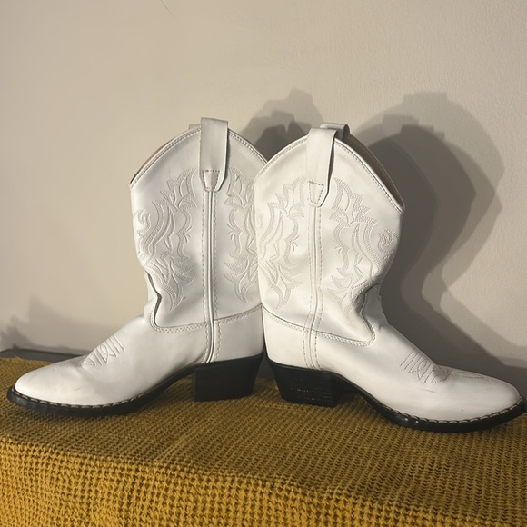Western White Kids Boots - Picture 4 of 5